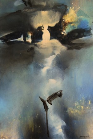 fin d'hiver (acrylique sur toile 73 x 50 cm) utiiser pour l'affiche